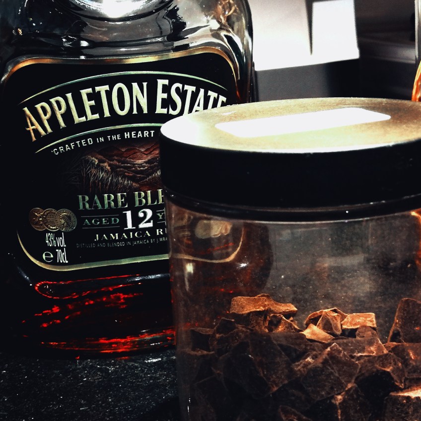 rhum de jamaique et chocolat
